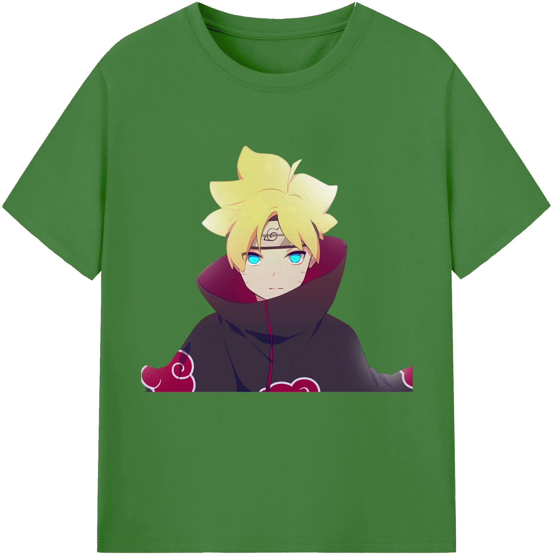（画像用） NARUTO -ナルト- うずまき ボルト Uzumaki Boruto レディースカジュアルプリントTシャツ（綿100％）